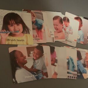 Interactive Daily Routine Flash Cards for Kids